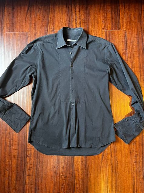 prada button up|grayed prada button ups.